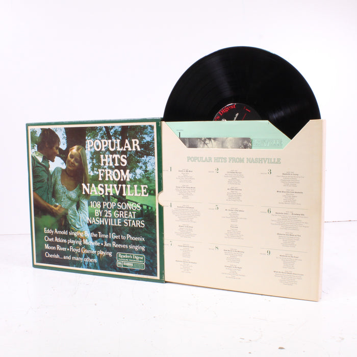 Reader’s Digest Vinyl Record Bundle – Popular Hits from Nashville & All-Time Broadway Hit Parade (3 Box Set Collection)-Turntable Accessories-SpenCertified-vintage-refurbished-electronics