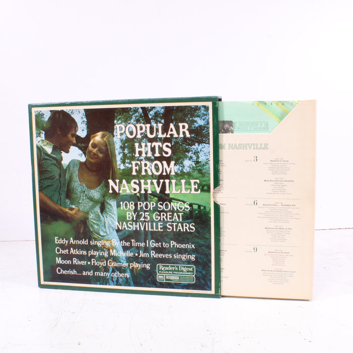 Reader’s Digest Vinyl Record Bundle – Popular Hits from Nashville & All-Time Broadway Hit Parade (3 Box Set Collection)-Turntable Accessories-SpenCertified-vintage-refurbished-electronics