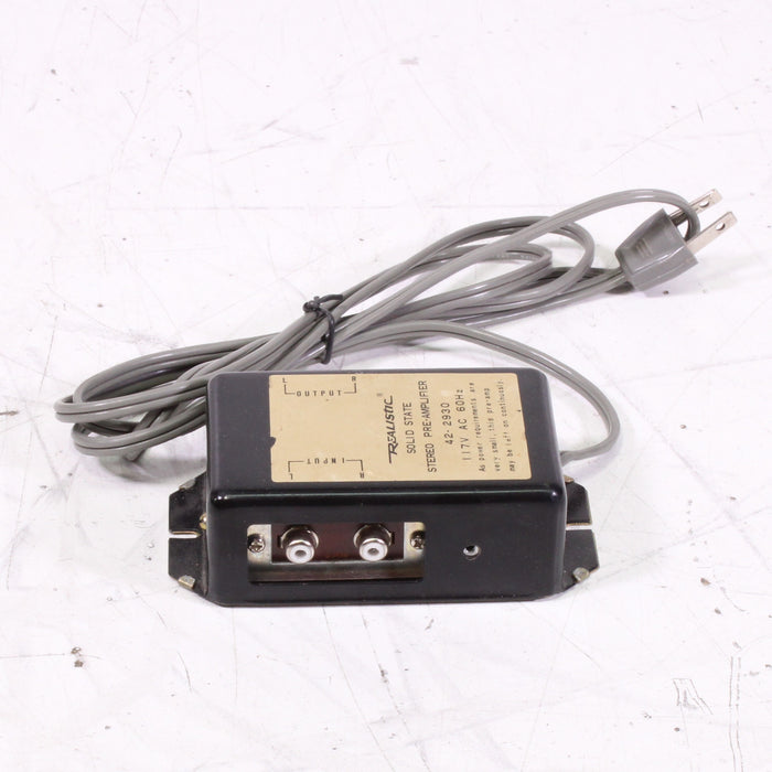 Realistic 42-2930 Solid State Stereo Preamplifier Hi-Fi Control Unit (1970s)-Phono Preamps-SpenCertified-vintage-refurbished-electronics