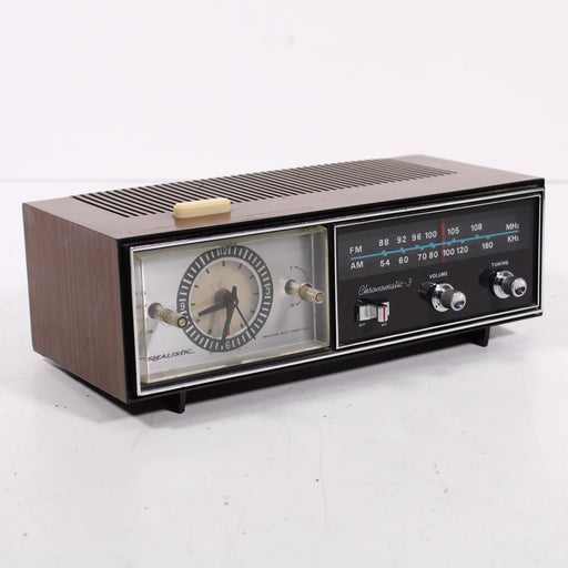 Realistic Chronomatic-3 12-1485 Vintage AM/FM Stereo Alarm Clock Radio-Radios-SpenCertified-vintage-refurbished-electronics