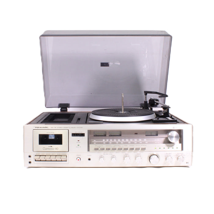 Realistic Clarinette 110 AM/FM Stereo Cassette Deck Turntable Music System-Cassette Players & Recorders-SpenCertified-vintage-refurbished-electronics