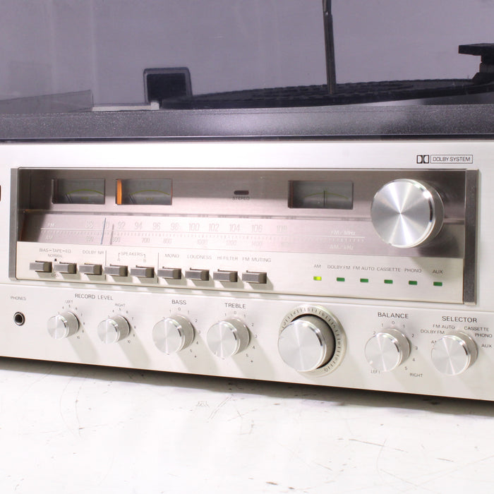 Realistic Clarinette 110 AM/FM Stereo Cassette Deck Turntable Music System-Cassette Players & Recorders-SpenCertified-vintage-refurbished-electronics