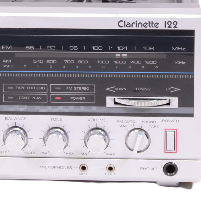 Realistic Clarinette 122 AM/FM Stereo Phono Dual Cassette Turntable Music System-Cassette Players & Recorders-SpenCertified-vintage-refurbished-electronics
