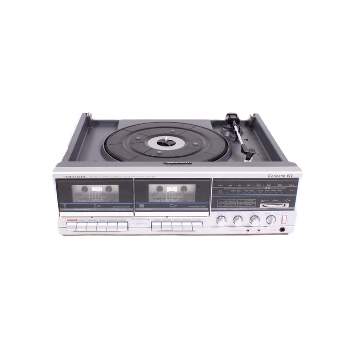 Realistic Clarinette 122 AM/FM Stereo Phono Dual Cassette Turntable Music System-Cassette Players & Recorders-SpenCertified-vintage-refurbished-electronics