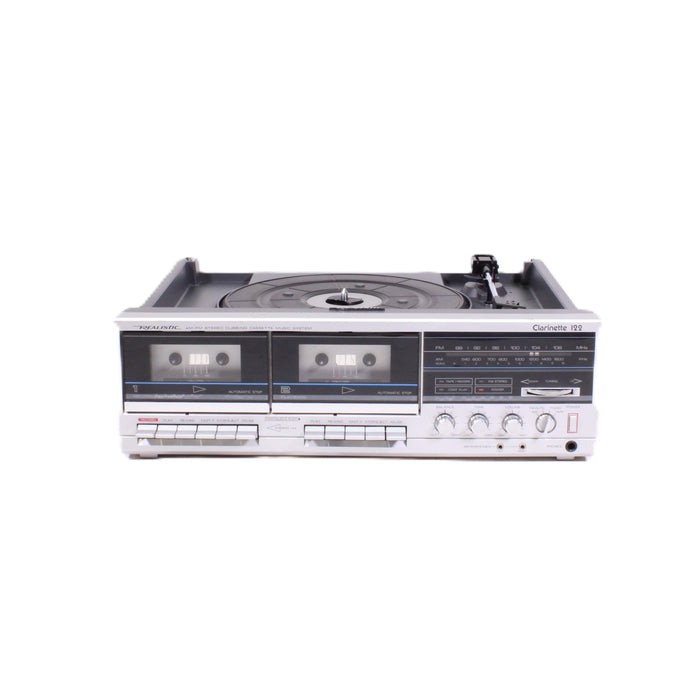 Realistic Clarinette 122 AM/FM Stereo Phono Dual Cassette Turntable Music System-Cassette Players & Recorders-SpenCertified-vintage-refurbished-electronics