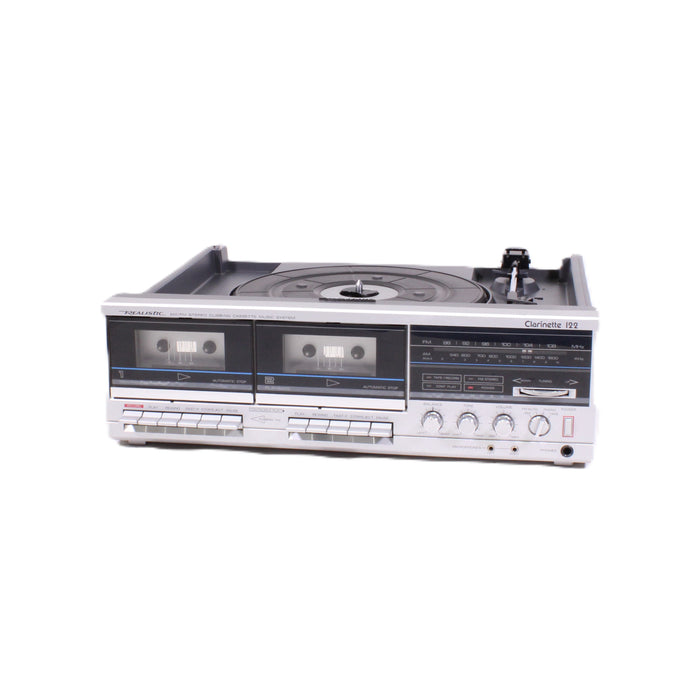 Realistic Clarinette 122 AM/FM Stereo Phono Dual Cassette Turntable Music System-Cassette Players & Recorders-SpenCertified-vintage-refurbished-electronics