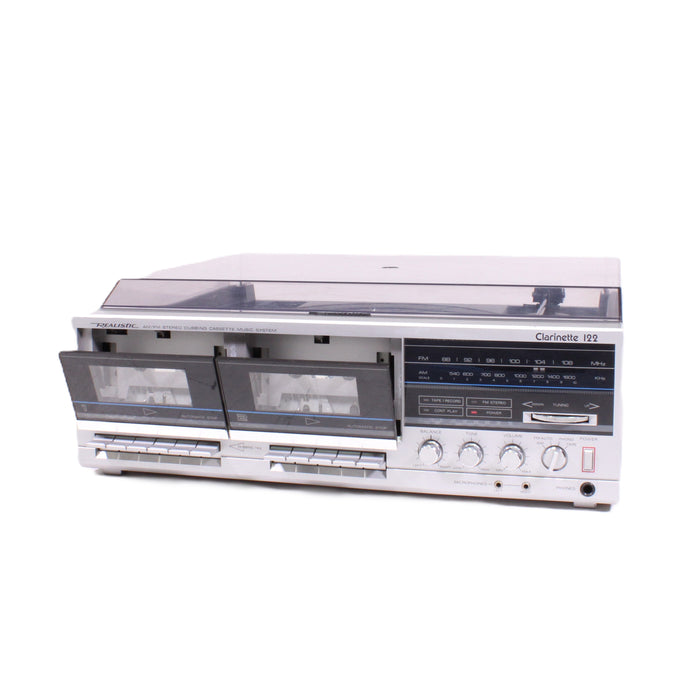 Realistic Clarinette 122 AM/FM Stereo Phono Dual Cassette Turntable Music System-Cassette Players & Recorders-SpenCertified-vintage-refurbished-electronics