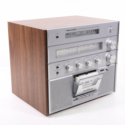 Realistic Clarinette 66 AM FM Stereo Cassette Music System-Cassette Players & Recorders-SpenCertified-vintage-refurbished-electronics