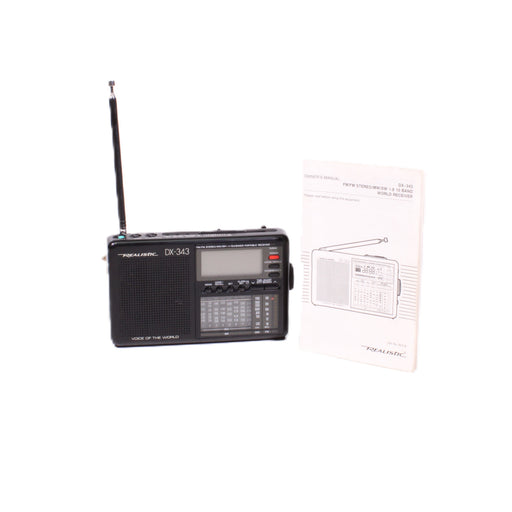 Realistic DX-343 Portable World Band Radio Receiver (ORIGINAL BOX)-Radios-SpenCertified-vintage-refurbished-electronics