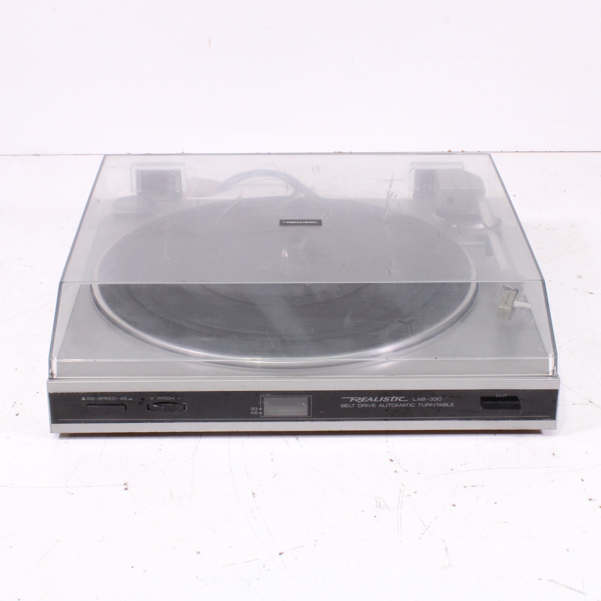 Realistic LAB-330 Hi-Fi Belt-Drive Automatic Turntable — SpenCertified