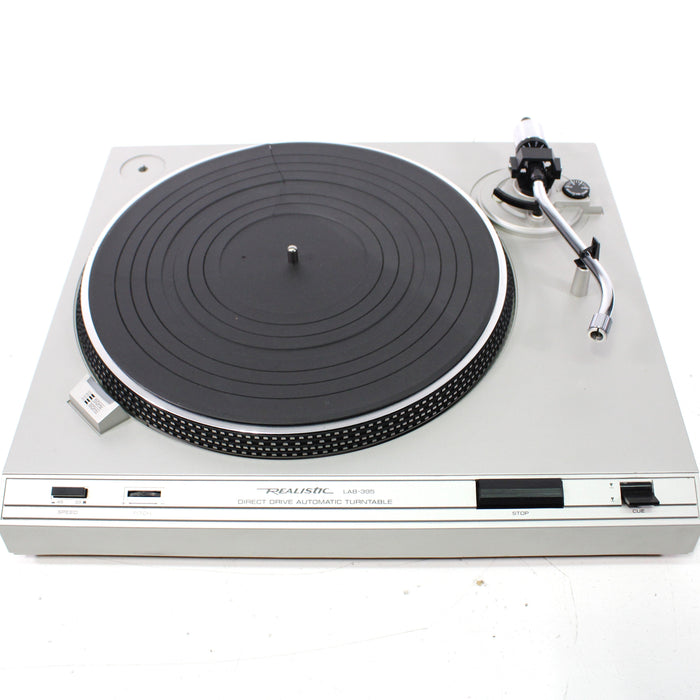 Realistic Lab 65 Realistic LAB-395 Direct Drive Automatic Turntable Silver — SpenCertified