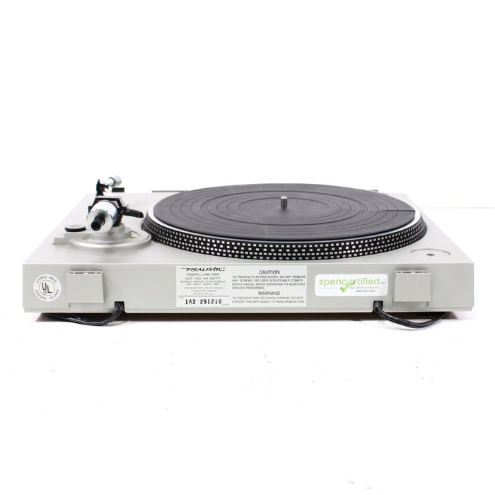 Realistic LAB-395 Direct Drive Automatic Turntable Silver-Turntables & Record Players-SpenCertified-vintage-refurbished-electronics