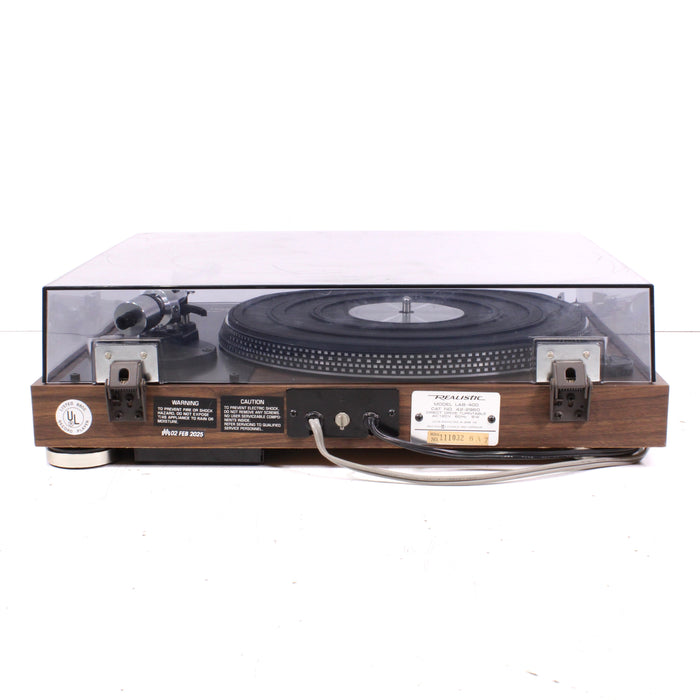 Realistic LAB-400 Direct Drive Automatic Turntable Wood Base (1978)-Turntables & Record Players-SpenCertified-vintage-refurbished-electronics