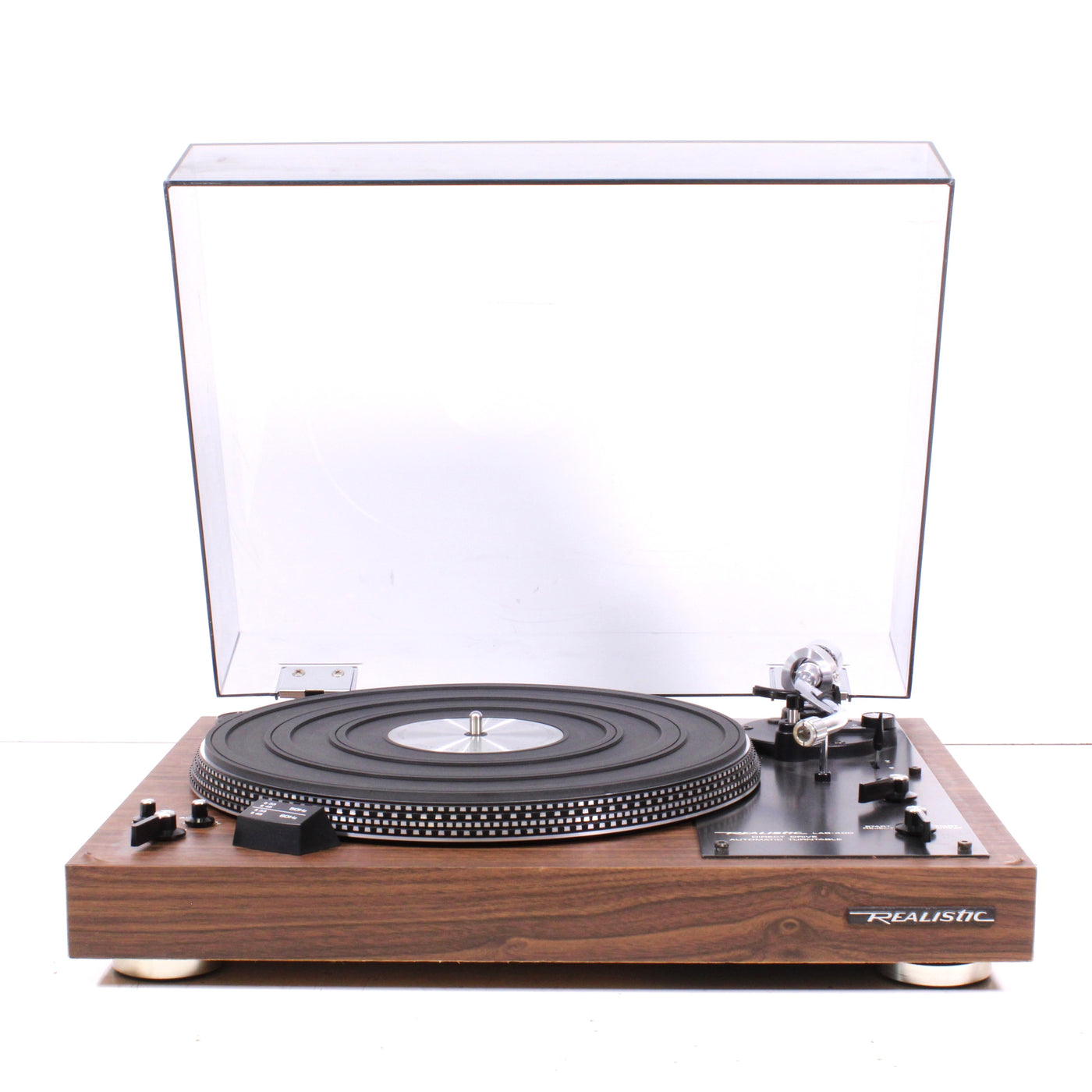 Realistic Lab 65 Realistic LAB-400 Direct Drive Automatic Turntable Wood Base (1978 ...