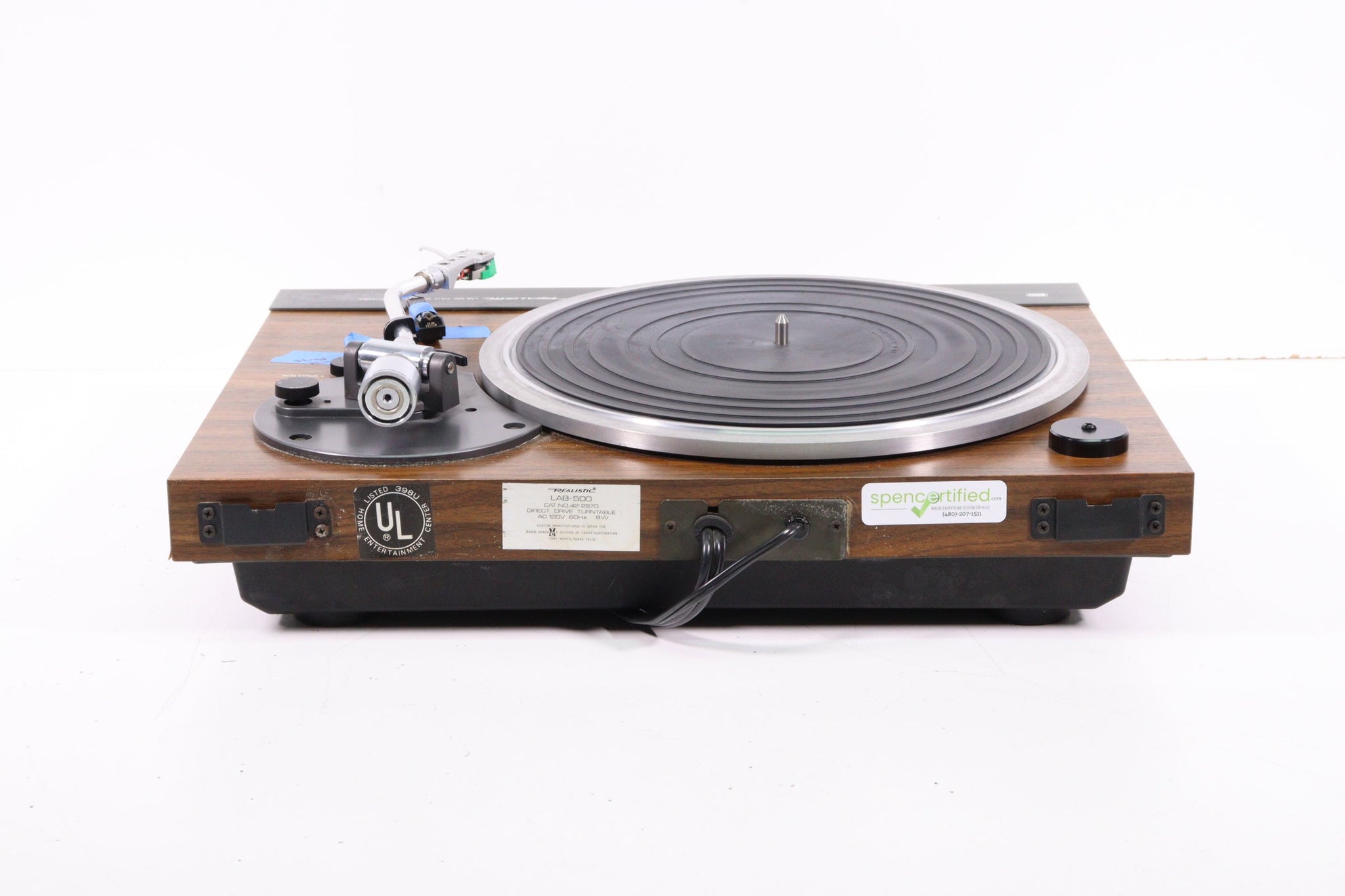 Realistic LAB-500 Fully Automatic Direct Drive Turntable