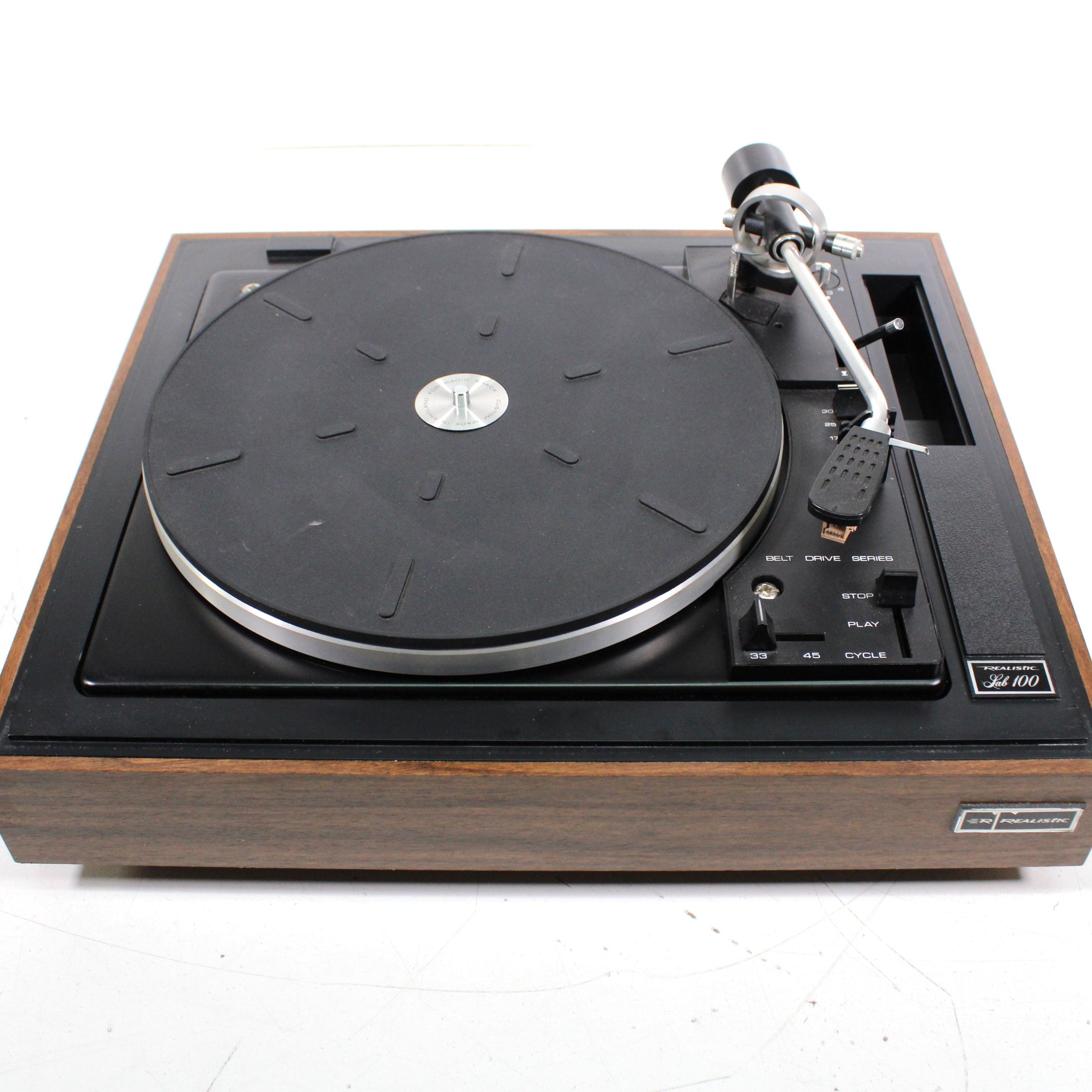 Realistic Lab-100 Belt Drive Stereo Turntable (1977) — SpenCertified