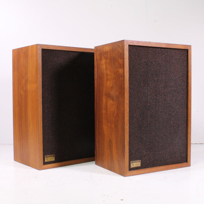 Realistic MC-1000 Vintage 2-Way Bookshelf Speaker Pair-Speakers-SpenCertified-vintage-refurbished-electronics