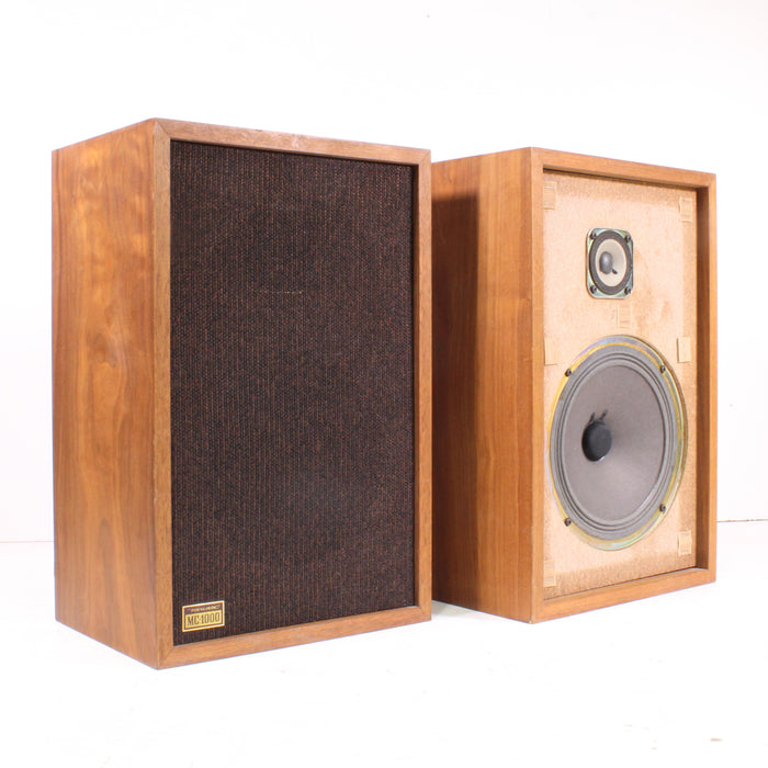 Realistic MC-1000 Vintage 2-Way Bookshelf Speaker Pair-Speakers-SpenCertified-vintage-refurbished-electronics