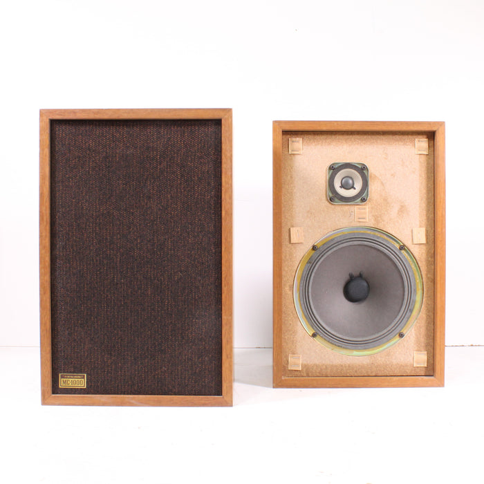 Realistic MC-1000 Vintage 2-Way Bookshelf Speaker Pair-Speakers-SpenCertified-vintage-refurbished-electronics