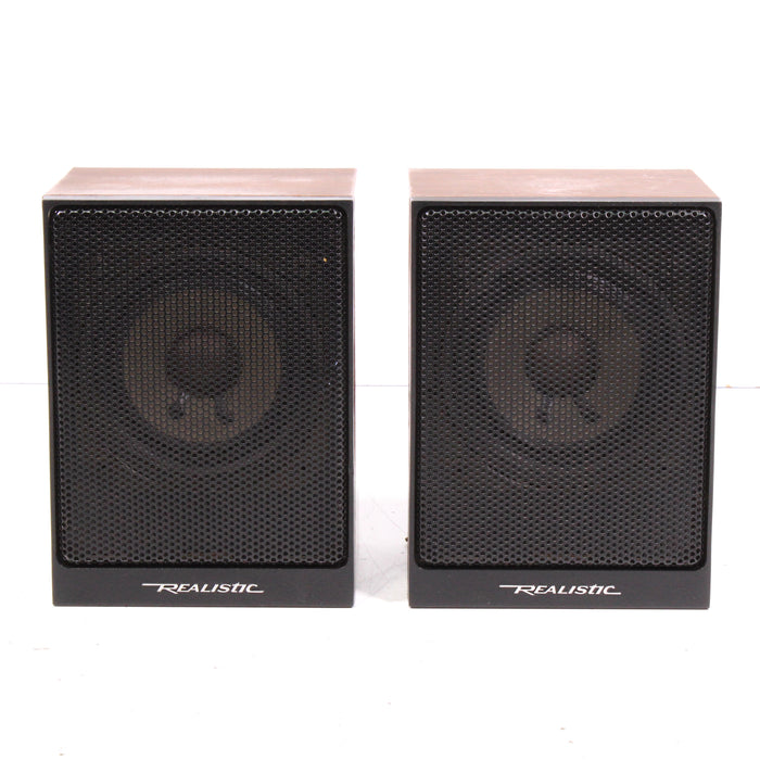 Realistic Minimus 2.5 Mini Bookshelf Speaker Pair 10W-Speakers-SpenCertified-vintage-refurbished-electronics