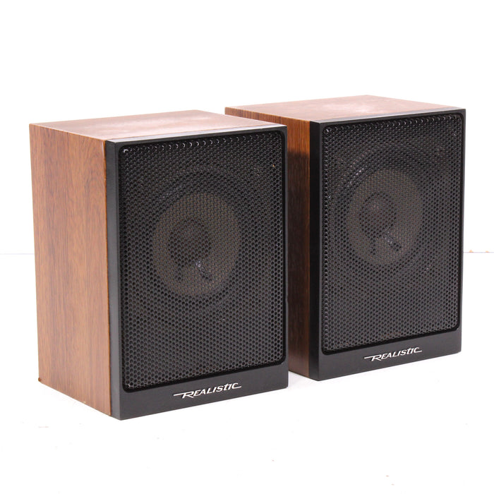 Realistic Minimus 2.5 Mini Bookshelf Speaker Pair 10W-Speakers-SpenCertified-vintage-refurbished-electronics