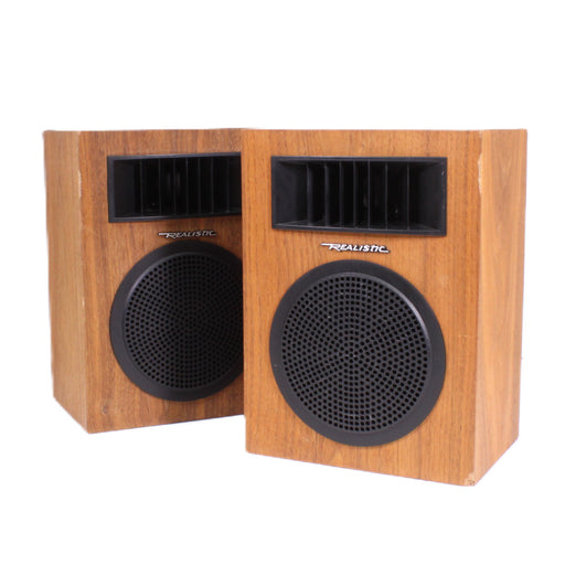 Realistic Minimus-5 40-255B Vintage 2-Way Horn Bookshelf Speaker Pair-Speakers-SpenCertified-vintage-refurbished-electronics