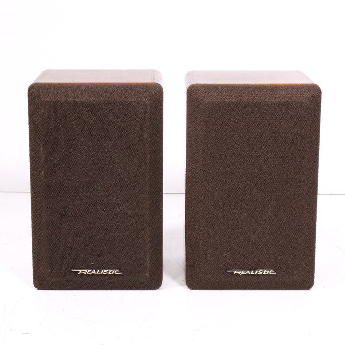 Realistic Minimus 7W Compact 2-Way Speaker Pair Brown (1979-93)-Speakers-SpenCertified-vintage-refurbished-electronics