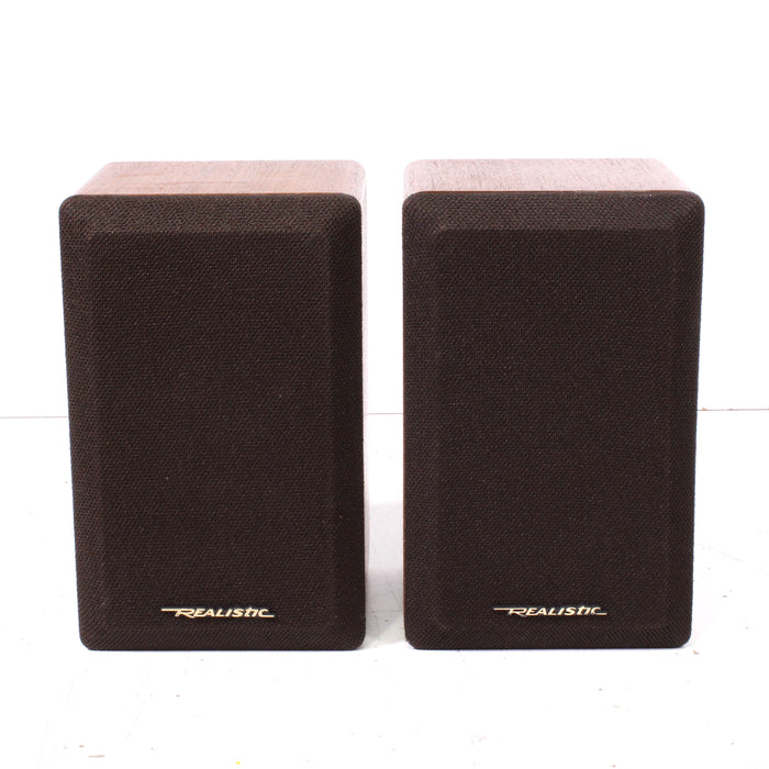 Realistic Minimus 7W Compact 2-Way Speaker Pair Brown (1979-93)-Speakers-SpenCertified-vintage-refurbished-electronics