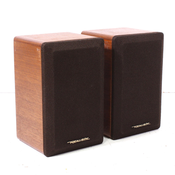 Realistic Minimus 7W Compact 2-Way Speaker Pair Brown (1979-93)-Speakers-SpenCertified-vintage-refurbished-electronics