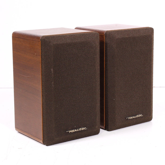 Realistic Minimus 7W Compact 2-Way Speaker Pair Brown (1979-93)-Speakers-SpenCertified-vintage-refurbished-electronics