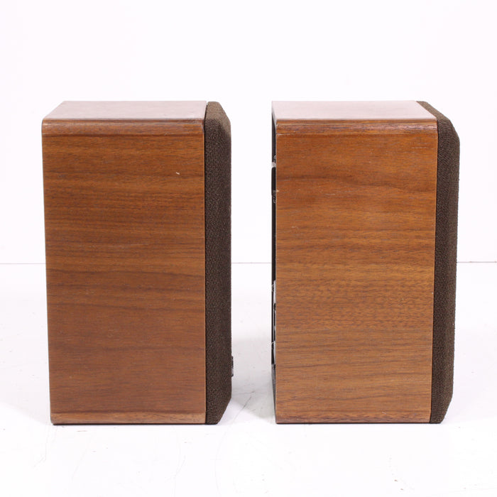 Realistic Minimus 7W Compact 2-Way Speaker Pair Brown (1979-93)-Speakers-SpenCertified-vintage-refurbished-electronics