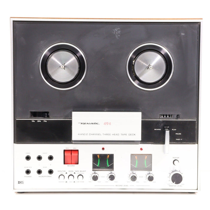 Realistic Model 494 2-Channel / 4-Channel Stereo Tape Deck-Reel-to-Reel Tape Players & Recorders-SpenCertified-vintage-refurbished-electronics