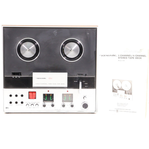 Realistic Model 494 2-Channel / 4-Channel Stereo Tape Deck-Reel-to-Reel Tape Players & Recorders-SpenCertified-vintage-refurbished-electronics