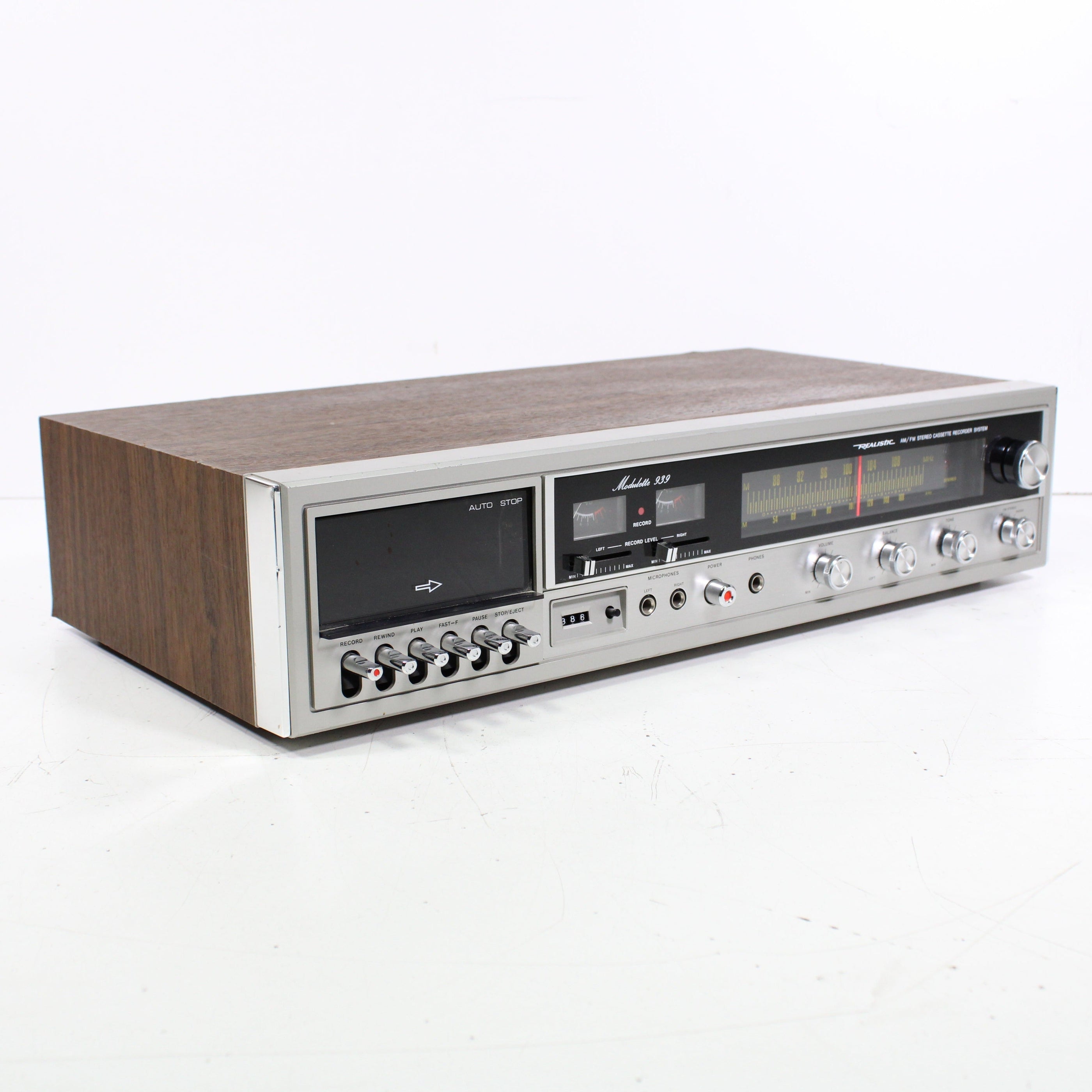 Valor Modulette Realistic Modulette 939 14-907A Vintage AM FM Stereo Cassette Recorder ...