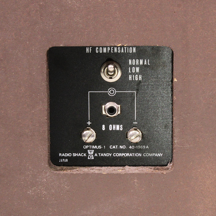 Realistic Optimus-1 Vintage 2-Way Speaker Pair (1969)-Speakers-SpenCertified-vintage-refurbished-electronics