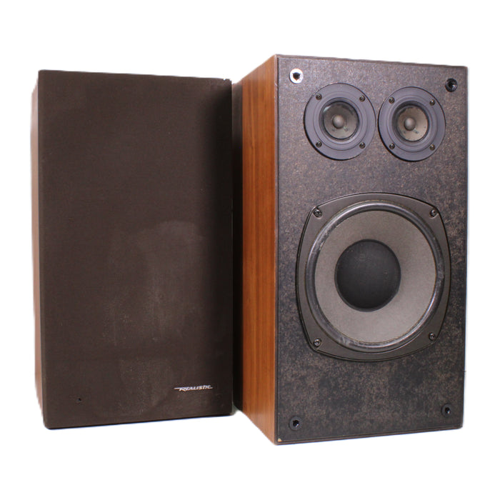 Realistic Optimus-21 Vintage 3-Driver Acoustic Suspension Speaker Walnut Pair-Speakers-SpenCertified-vintage-refurbished-electronics