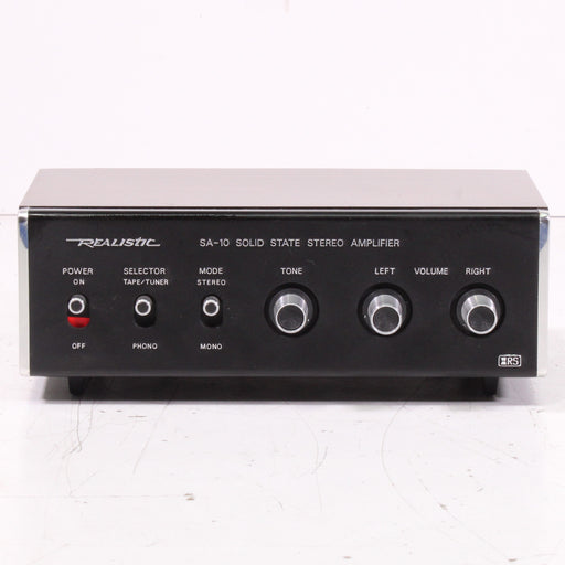 Realistic SA-10 Stereo Integrated Amplifier with Wooden Case (1980)-Audio Amplifiers-SpenCertified-vintage-refurbished-electronics