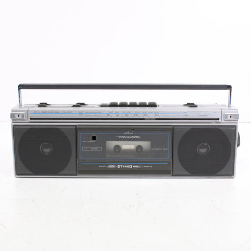 Realistic SCR-18 Portable AM FM Stereo Radio Cassette Recorder Boombox (AS IS)-Radios-SpenCertified-vintage-refurbished-electronics