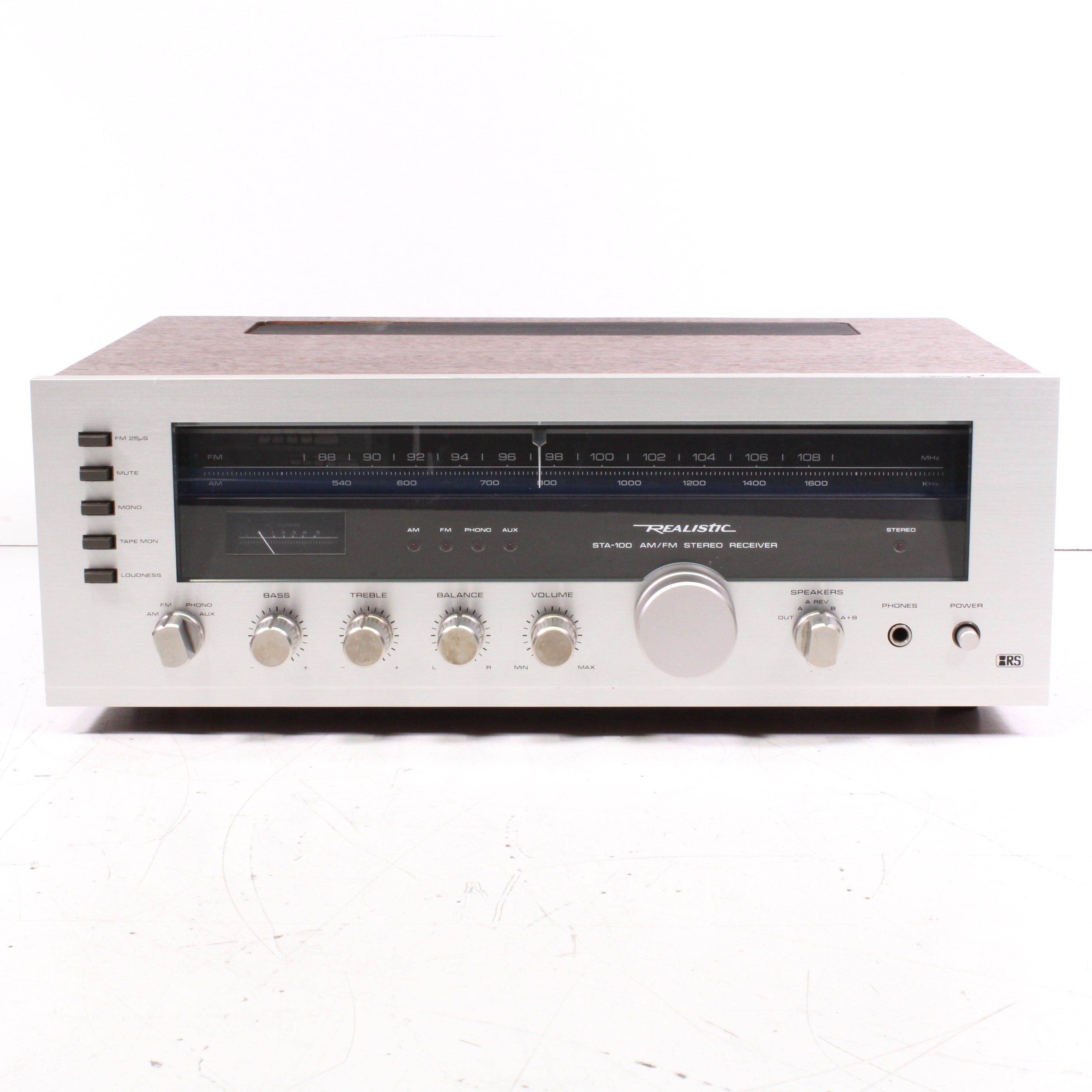 Realistic STA-100 Solid State AM/FM Stereo Receiver (1980) — SpenCertified