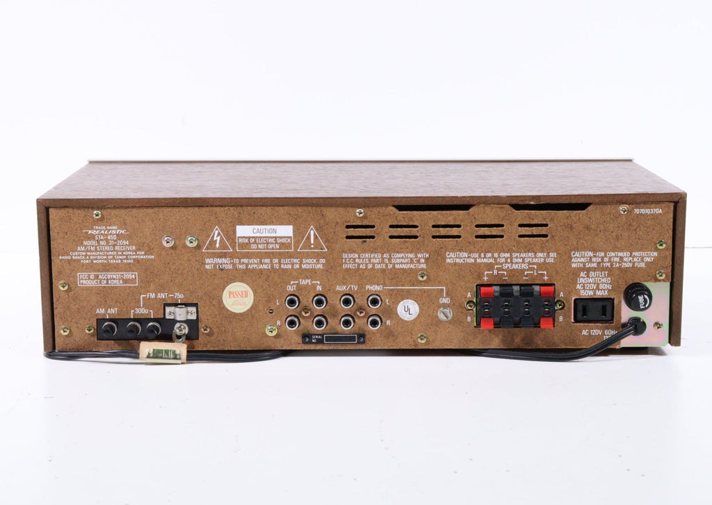 Realistic STA-450 Vintage AM FM Stereo Receiver