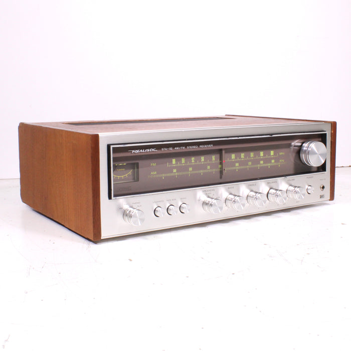 Realistic STA-52 Vintage AM/FM Quatravox Stereo Receiver Silver Face (1977)-Audio Receivers-SpenCertified-vintage-refurbished-electronics