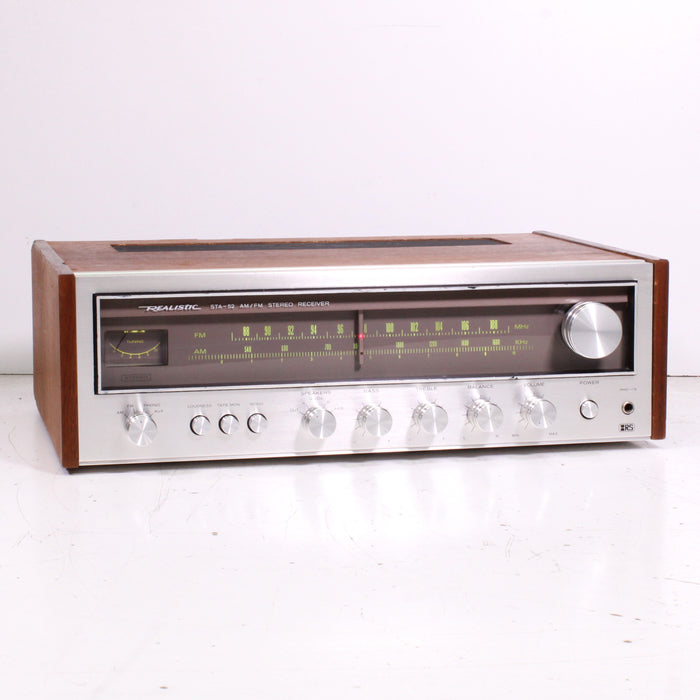 Realistic STA-52 Vintage AM/FM Quatravox Stereo Receiver Silver Face (1977)-Audio Receivers-SpenCertified-vintage-refurbished-electronics