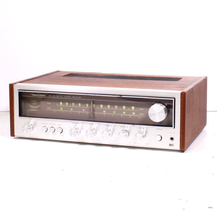 Realistic STA-52 Vintage AM/FM Quatravox Stereo Receiver Silver Face (1977)-Audio Receivers-SpenCertified-vintage-refurbished-electronics