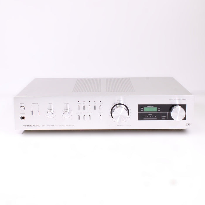 Realistic STA-720 AM-FM Stereo Receiver Silver-Face with Phono(1981-82)-Audio Receivers-SpenCertified-vintage-refurbished-electronics