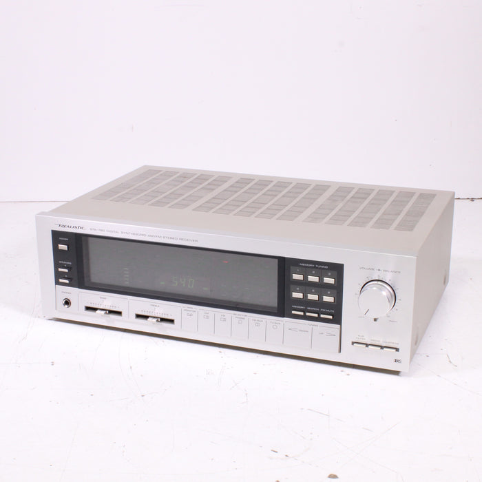 Realistic STA-780 Synthesized AM/FM Stereo Receiver Digital Tuner Silver Face (1985) AS IS-Audio & Video Receivers-SpenCertified-vintage-refurbished-electronics