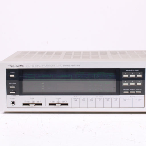 Realistic STA-780 Synthesized AM/FM Stereo Receiver Digital Tuner Silver Face (1985) AS IS-Audio & Video Receivers-SpenCertified-vintage-refurbished-electronics