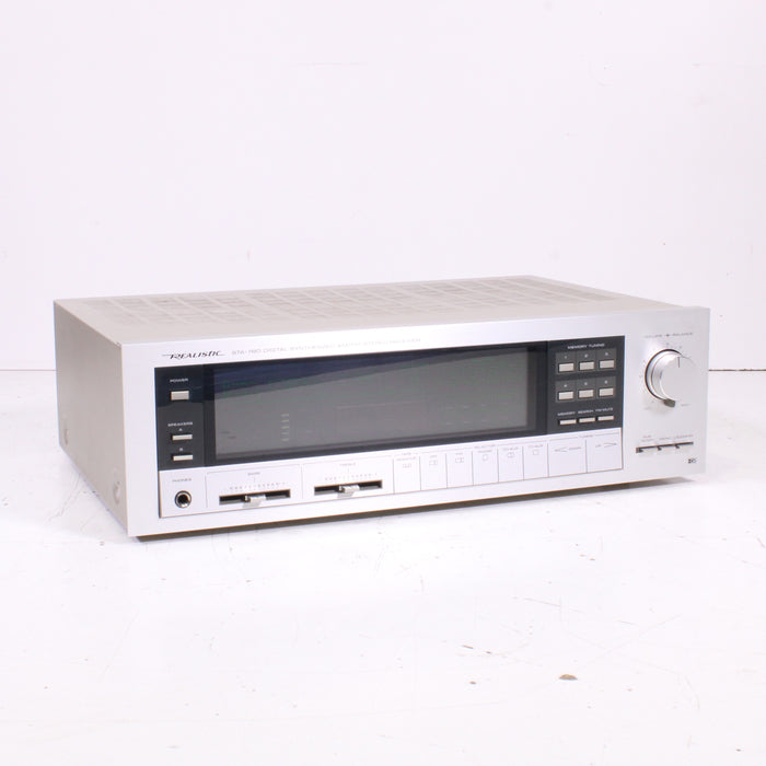 Realistic STA-780 Synthesized AM/FM Stereo Receiver Digital Tuner Silver Face (1985) AS IS-Audio & Video Receivers-SpenCertified-vintage-refurbished-electronics