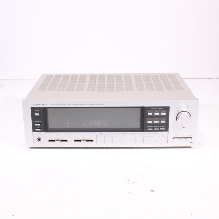 Realistic STA-780 Synthesized AM/FM Stereo Receiver Digital Tuner Silver Face (1985) AS IS-Audio & Video Receivers-SpenCertified-vintage-refurbished-electronics