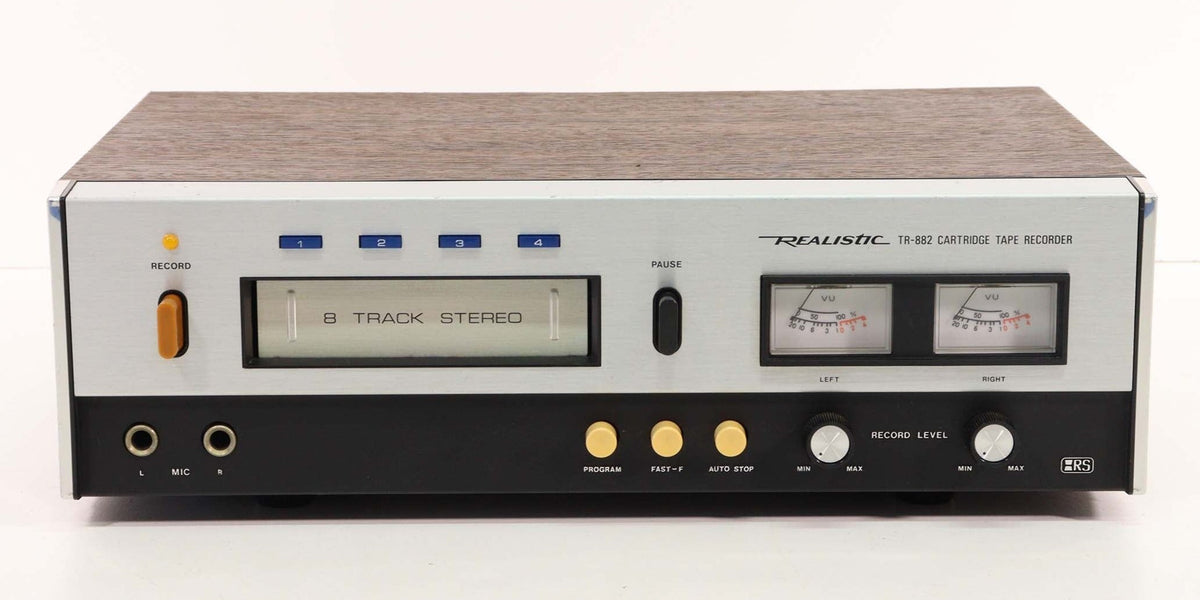 Realistic TR-882 8 Track Stereo Record Play Deck — SpenCertified