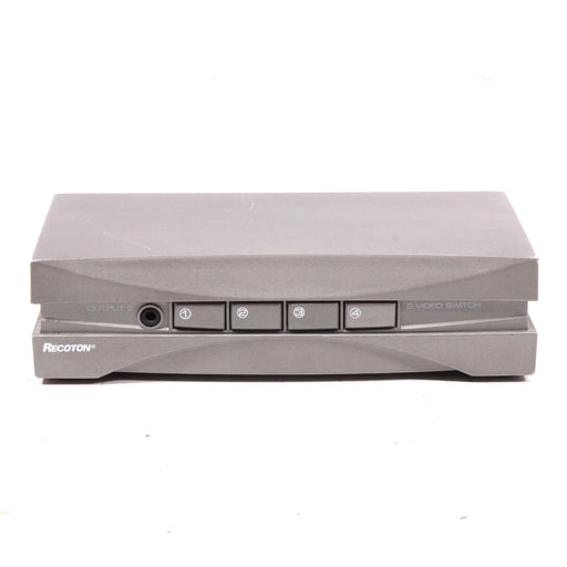 Recoton DVD1000 4-Way S-Video AV Audio/Video Selector Switch-Video Accessories-SpenCertified-vintage-refurbished-electronics